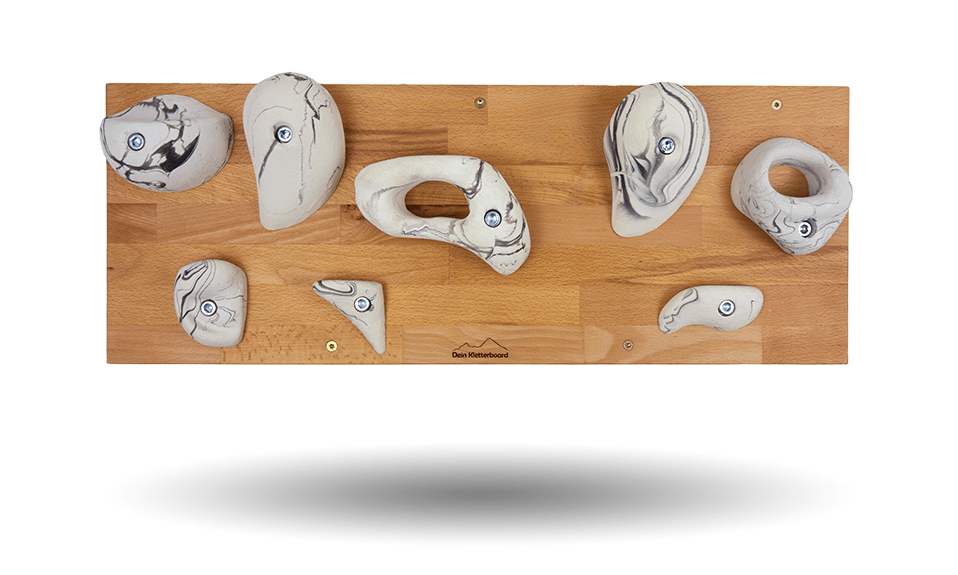 Dein Kletterboard | Hangboard | Fingerboard | Griffbrett mit Klettergriffen